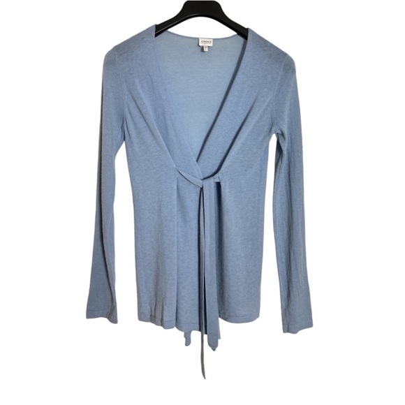Armani Collezioni Sweaters - Armani Collezioni Light Blue Cashmere Sweater Set Size 10